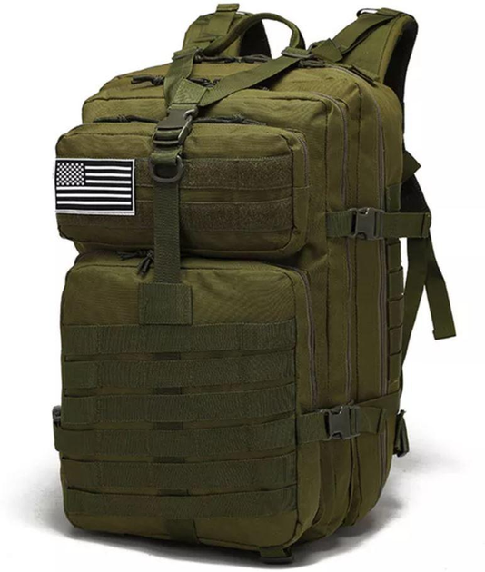Рюкзак тактический ZE-002 35 л, олива - зображення 1