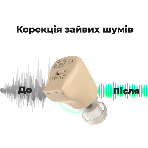 Слуховой аппарат CLEARTONE S35 универсальный внутриушной аккумуляторный с цифровым чипом - изображение 6