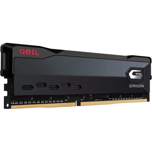 Оперативная память Geil Orion Black DDR4 16GB 3200 MHz (GOG416GB3200C16ASC) - Фото 2 Оперативная память Geil Orion Black DDR4 16GB 3200 MHz (GOG416GB3200C16ASC) - изображение 2