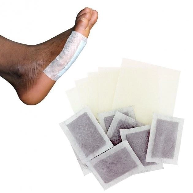 Пластырь для ног детокс Kiyome Kinoki для вывода токсинов и очищения организма 10 шт/упаковка Белый KA 1019 - изображение 1