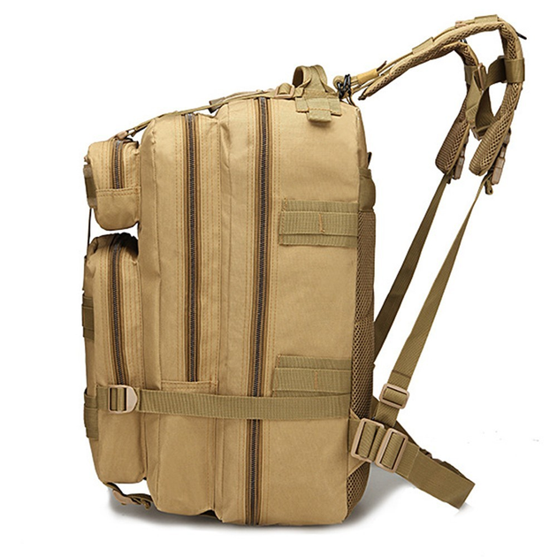 Рюкзак двухлямочный тактический 41x22x20 см песочный 50457 - изображение 2