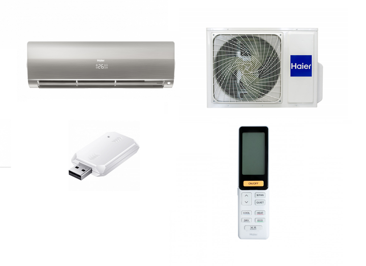 Кондиціонер Haier Flexis Inverter сірий AS35S2SF1FA-S1 / 1U35MEHFRA-1 - изображение 4