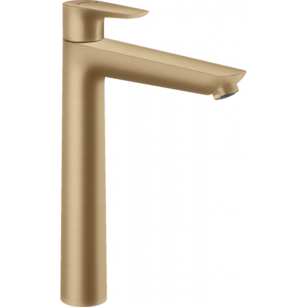 Cмеситель для умывальника однорычажный с высоким изливом HANSGROHE TALIS E бронза латунь с донным клапаном 71716140 - Фото 1 Cмеситель для умывальника однорычажный с высоким изливом HANSGROHE TALIS E бронза латунь с донным клапаном 71716140 - изображение 1