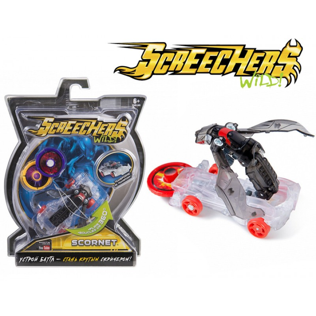 Машинка-трансформер Screechers Wild Scornet L1 Дикий скричер Скорнет ...