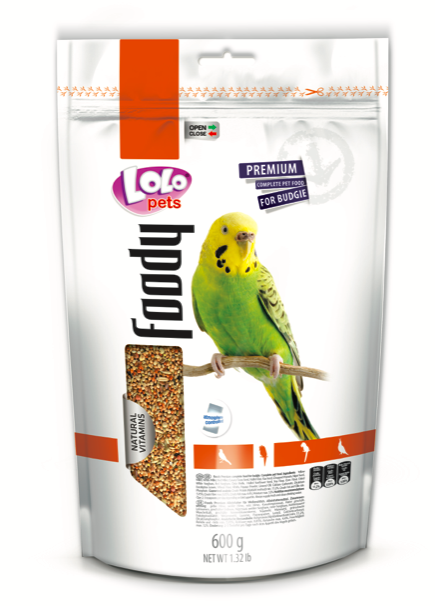 Полнорационный корм Lolopets Doypack для попугаев 600г - Фото 2 Полнорационный корм Lolopets Doypack для попугаев 600г - изображение 2