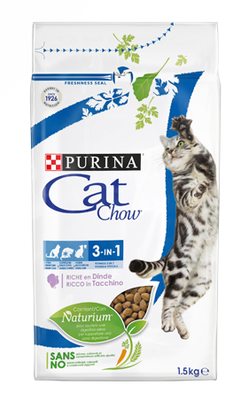 Сухой корм для кошек Cat Chow Special FELINE с индейкой 1,5кг - изображение 2