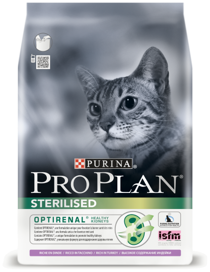 Сухой корм для кошек PRO PLAN Sterilised с индейкой и рисом 10кг - изображение 2