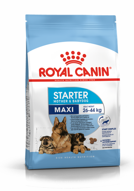 Сухой корм для собак Royal Canin MAXI STARTER для кормящих собак и ...