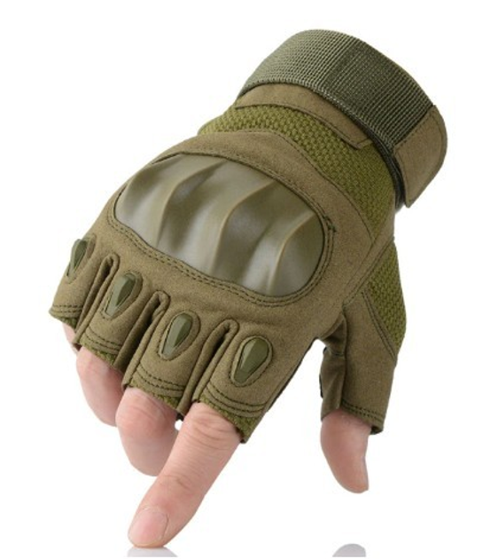 Тактичні рукавички безпалі (велоперчатки, мотоперчатки) GUMAO - зображення 1