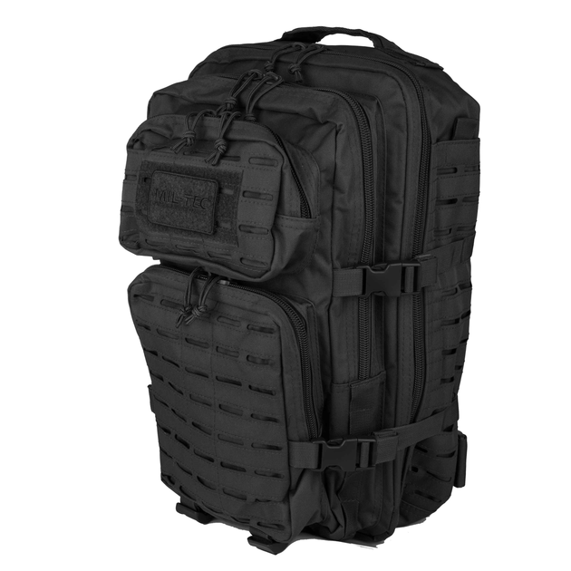 Рюкзак тактический Mil-Tec US Assault Pack LG Laser Cut 36 л Black - изображение 2