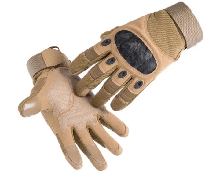 Закрытые тактические перчатки Песчаные Размер М (2105224214) - изображение 1