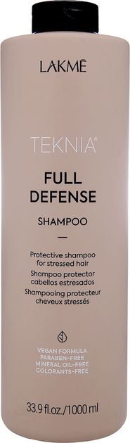 Акція на Шампунь для комплексного захисту волосся Lakme Teknia Full Defense Shampoo 1000 мл від Rozetka