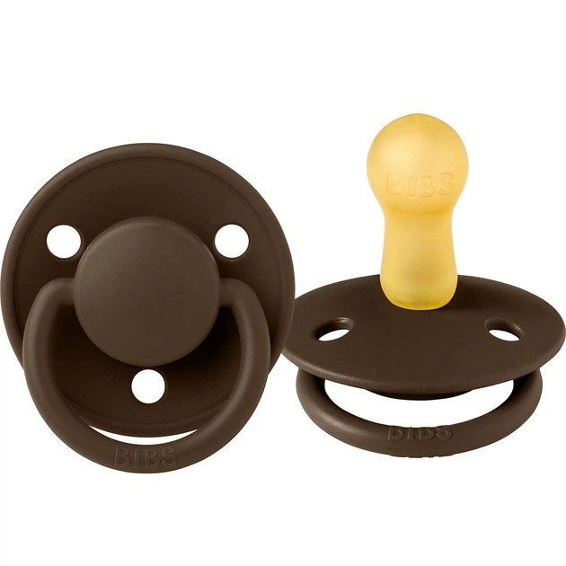 Пустушка латексна BIBS De Lux Latex Mocha 6 міс.+, розмір 2 - Фото 1 Пустушка латексна BIBS De Lux Latex Mocha 6 міс.+, розмір 2 - зображення 1