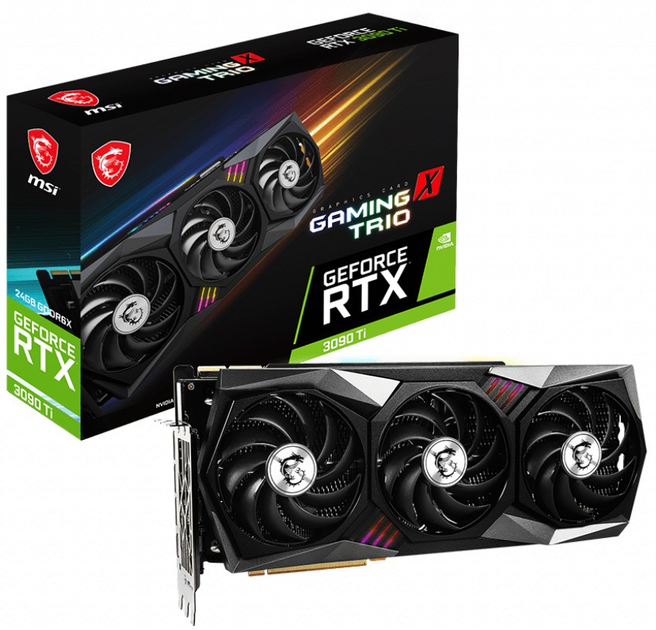 Видео карта msi geforce rtx 3090 gaming x trio 24gb