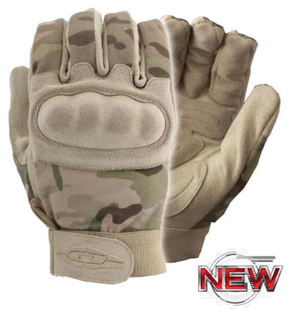 Тактичні рукавички мультикам Damascus Nexstar III™ - MultiCam® Print Gloves w/ Hard Shell Knuckles MX25-MH Small, Crye Precision MULTICAM - зображення 1