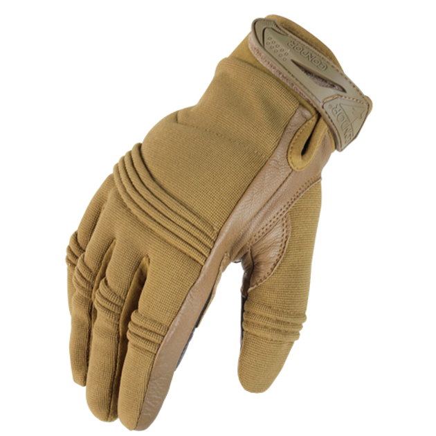 Тактичні сенсорні рукавички тачскрін Condor Tactician Tactile Gloves 15252 Small, Тан (Tan) - зображення 1