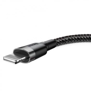 Кабель Baseus Kevlar Lightning 1,5А 2m, Black+Gray (CALKLF-CG1) - изображение 3