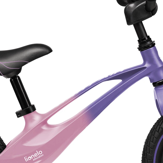 Rowerek biegowy Lionelo Bart Air Pink Violet (5903771702058) - obraz 6
