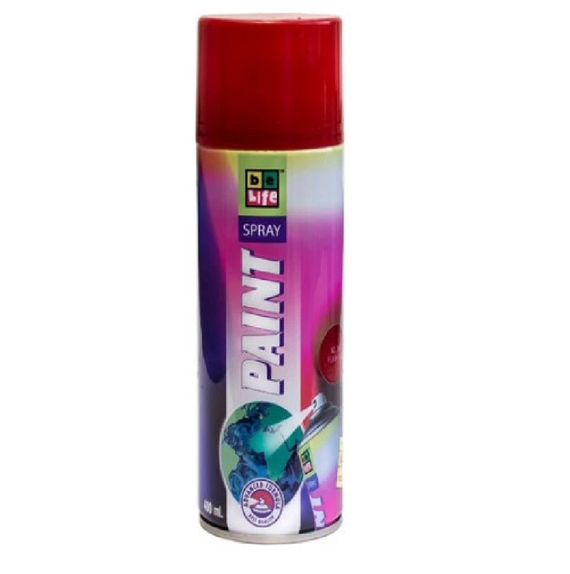 Фарба «металік» Belife Metallic Paint червоний (344), 400 мл - Фото 1 Фарба «металік» Belife Metallic Paint червоний (344), 400 мл - зображення 1