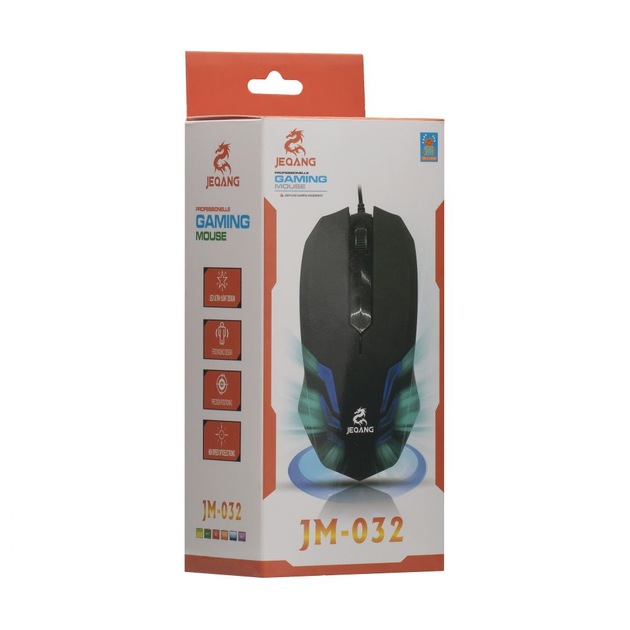 USB Миша JEQANG JM-032 Колір Чорний - изображение 2