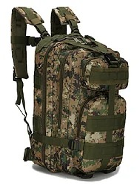 Тактический штурмовой военный городской рюкзак ForTactic на 23-25 литров Американский пиксель (st2770) - изображение 1