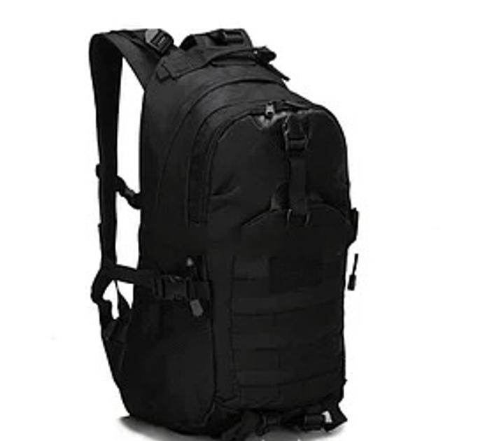 Рюкзак міський тактичний прогулянковий ForTactic на 25-30литров Чорний (st2799) - зображення 1