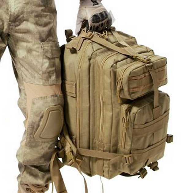 Рюкзак военный тактический штурмовой Molle Assault 36L Coyote - изображение 2
