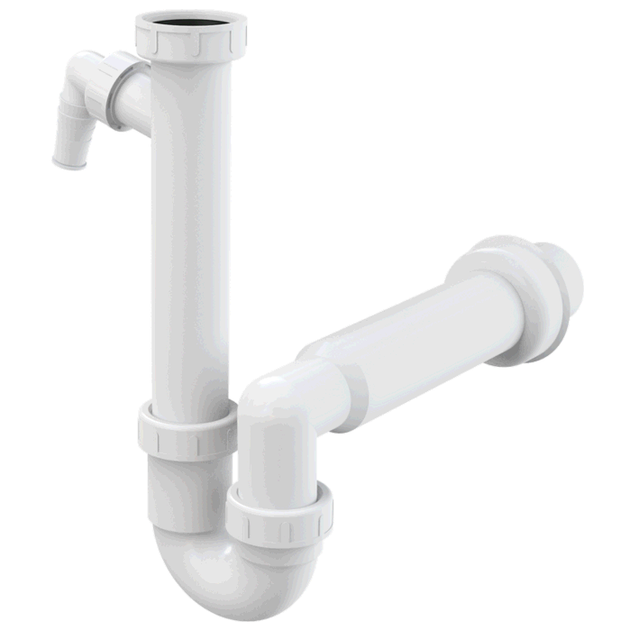Сифон для кухонной мойки ALCA PLAST A81-DN50 с накидной гайкой 6/4" (8594045935479) - Фото 1 Сифон для кухонной мойки ALCA PLAST A81-DN50 с накидной гайкой 6/4" (8594045935479) - изображение 1