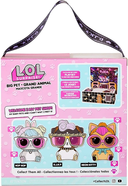 Ігровий набір LOL Surprise Biggie Pet D.J. K9 (MGA Entertainment