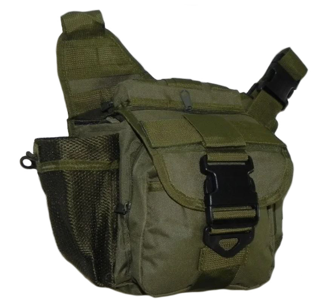 Сумка тактична Molle TacticBag MHZ B03, олива - зображення 2