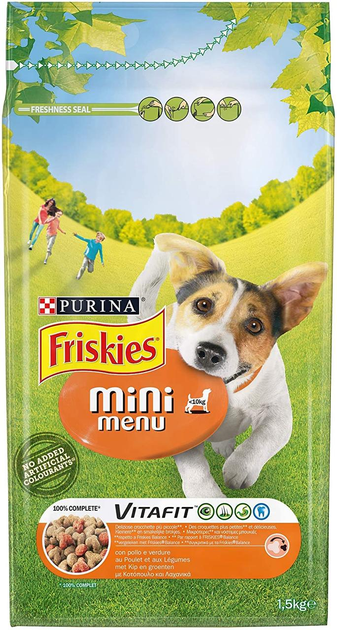 Purina Friskies Vitafit Mini Menu with Chicken Vegetable 1 5 3222270146173