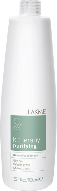 Акція на Балансуючий шампунь Lakme для жирного волосся K.Therapy Purifying Balancing Shampoo 1 л від Rozetka