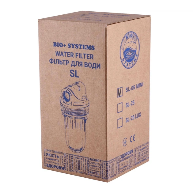 Фильтр-колба Мини с полипропиленовым картриджем Bіоsystems SL05 - изображение 3
