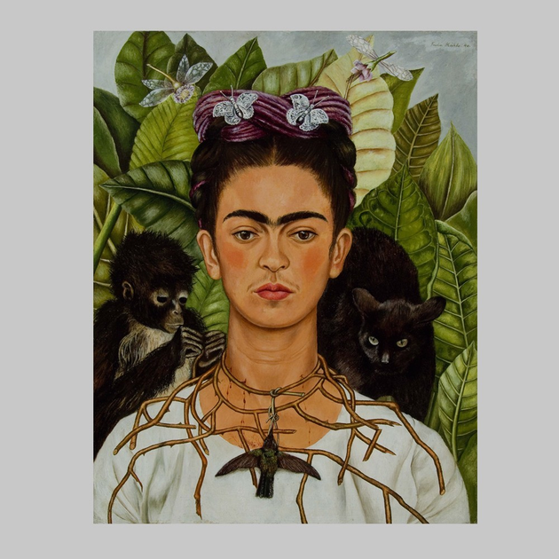 Футболка Fanbolka Фрида Кало XL Светло-серая меланжевая (42WASXL) от ...