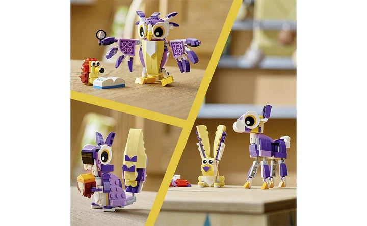 Конструктор LEGO Фантастичні лісові істоти 175 деталей (31125) - Фото 4 Конструктор LEGO Фантастичні лісові істоти 175 деталей (31125) - изображение 4