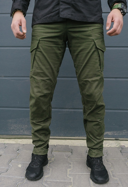 Тактические штаны Staff cargo L хаки - изображение 2