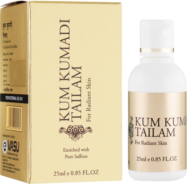Омолоджувальна олія для обличчя "Кумкумади" - Vasu Kum Kumadi Tailam Oil 50ml (656557-1326) - Фото 1 Омолоджувальна олія для обличчя "Кумкумади" - Vasu Kum Kumadi Tailam Oil 50ml (656557-1326) - изображение 1