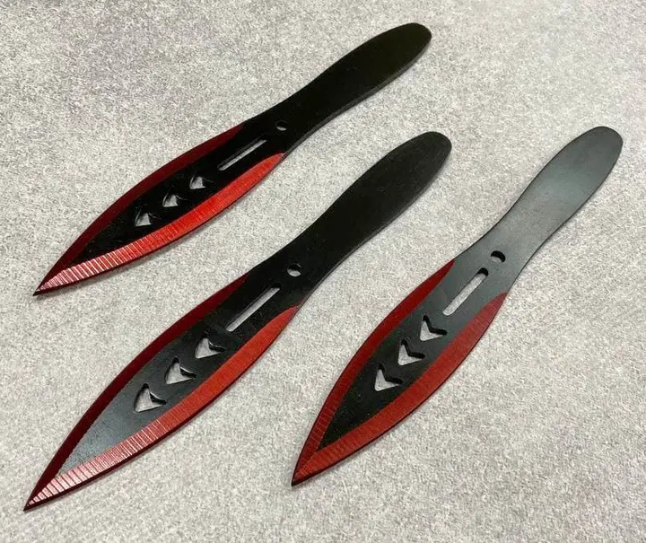 Набор антибликовых ножей для метания - 3 штуки - 16,5 см XSteel С050 - изображение 1