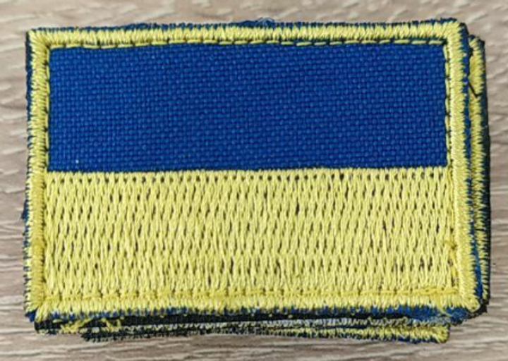 Шеврон Прапор України 3,5х2,5 см Safety Жовто-синій - зображення 1
