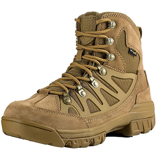 Берці FREE SOLDIER, дихаюче вуличне похідне взуття, тактичні армійські черевики, військові черевики р.44 - зображення 1