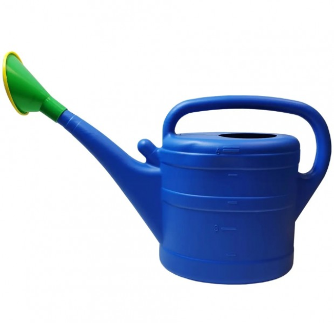 Лейка для цветов садовая Litolan 6л . Синий M-50606 (MR51665) – низкие ...