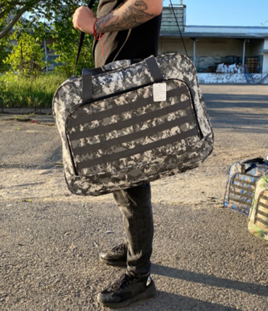 Тактична містка сумка на плече military big 60х40 см - зображення 2