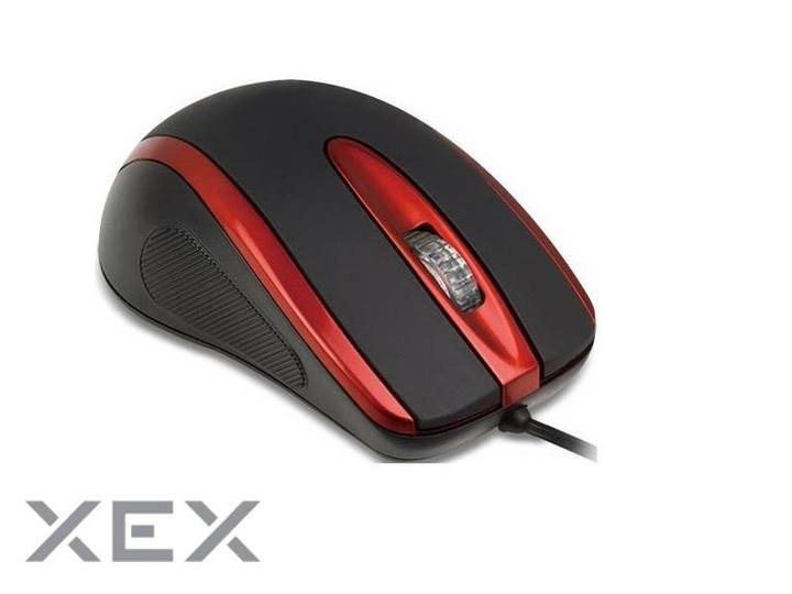 Мышь Aneex E-M831 Black/Red USB - изображение 2