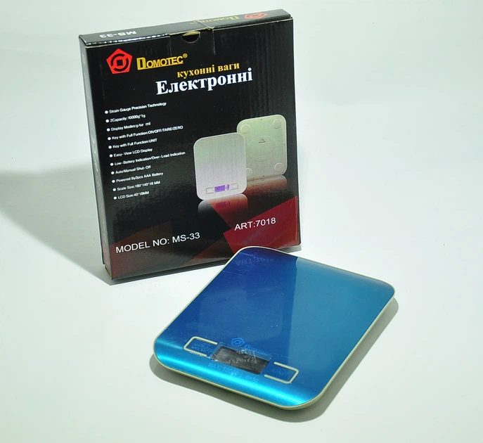 Ваги кухонні електронні Domotec MS-33 10 кг - Фото 6 Ваги кухонні електронні Domotec MS-33 10 кг - изображение 6