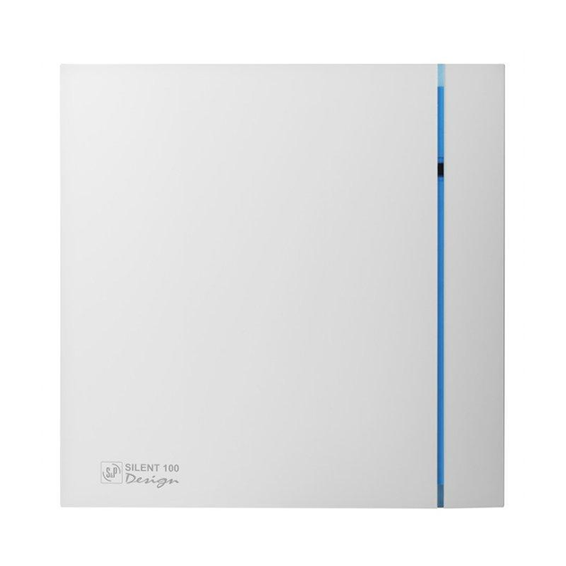 Вытяжной вентилятор для ванной Soler & Palau SILENT-100 CZ DESIGN белый ...