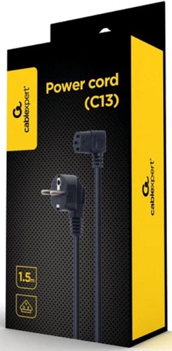 Kabel zasilający Cablexpert IEC-C13 - CEE7/7 1.5 m (PC-186A-VDE1B-1.5M) - obraz 3