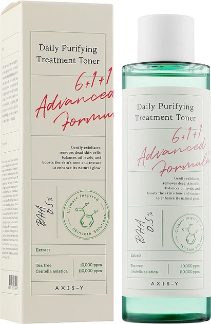 Тонер для обличчя Axis-Y Daily Purifying Treatment 200 мл (8809115027924) - зображення 2
