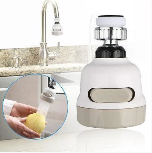 Економник води Water Saver NEW 360 градусів, насадка на кран (аератор), водозберігаюча насадка - зображення 2