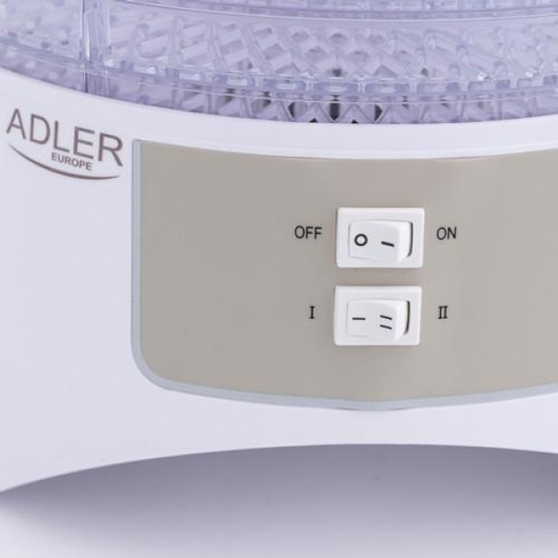 Сушильный аппарат для грибов фруктов и трав Adler AD Белый (2516) - изображение 2