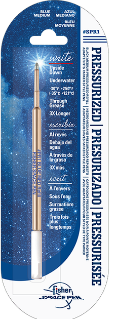 Стрижень кульковий Fisher Space Pen 1,1 мм Синій / SPR1 (747609112115) - изображение 4
